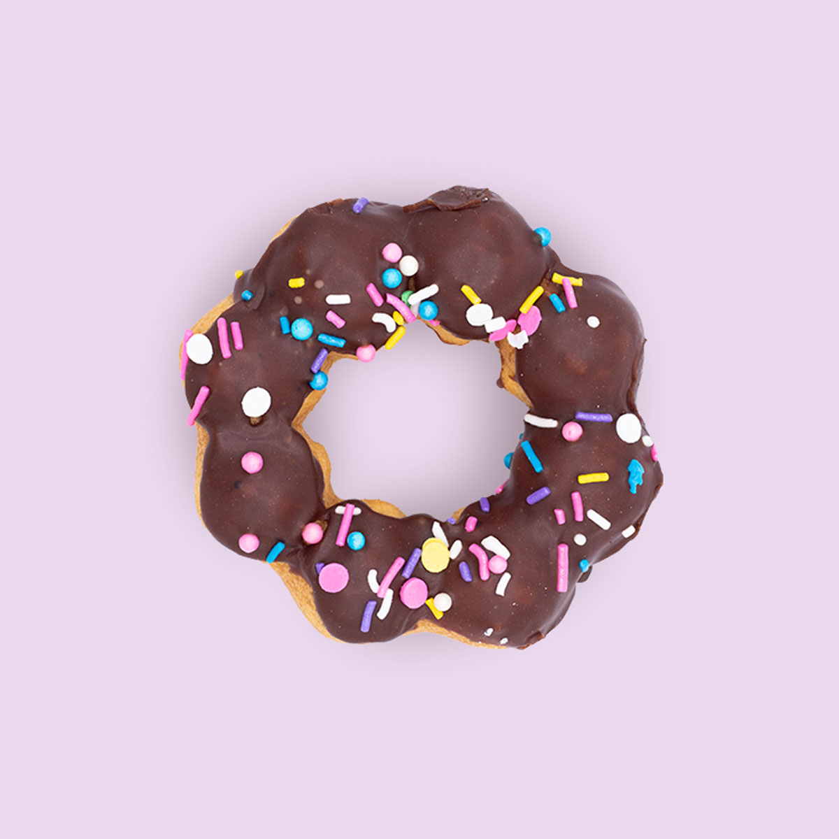 Order Homer Chocolate Mochi Donut food online from Dot & Dough store, Monterey Park on bringmethat.com