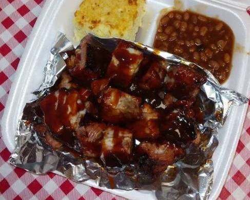 Order Rib Tips food online from REAL SMOQ'ED BBQ store, Cleveland on bringmethat.com