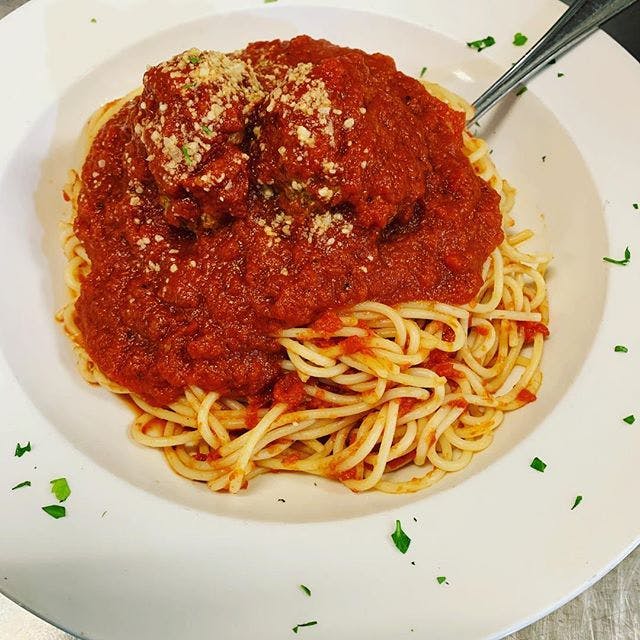 Order Spaghetti with Tomato Sauce - Pasta food online from Rudy Pizza & Italian Bistro store, Newark on bringmethat.com