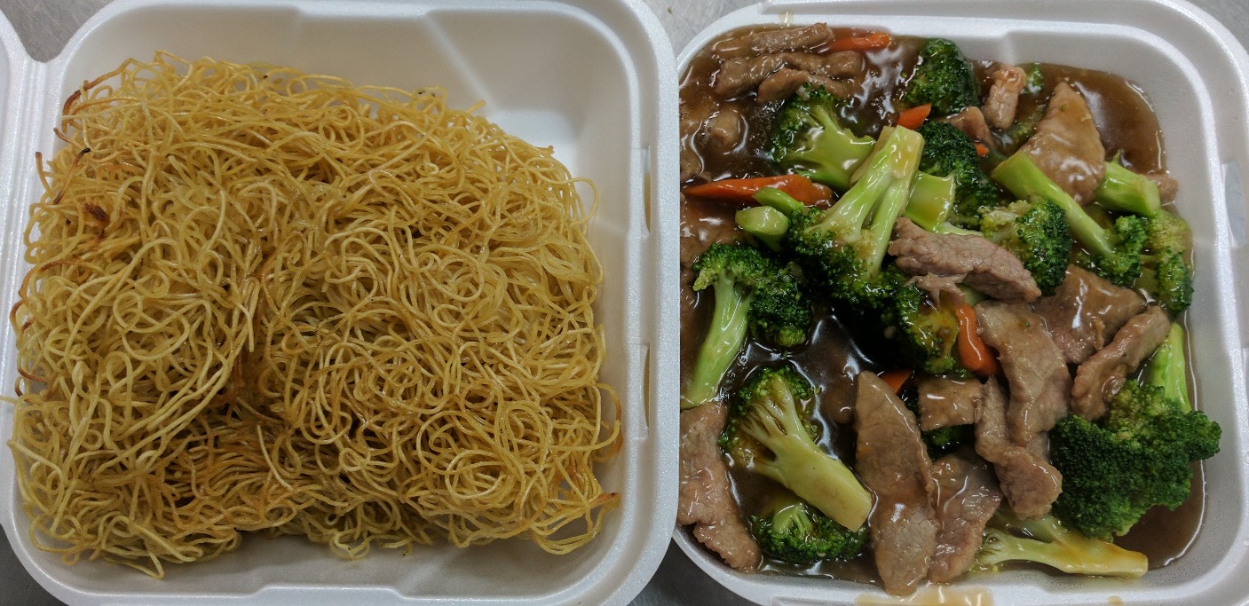 Order 76. Beef with Broccoli Pan Fried Noodles food online from Golden Pearl store, Salt Lake City on bringmethat.com