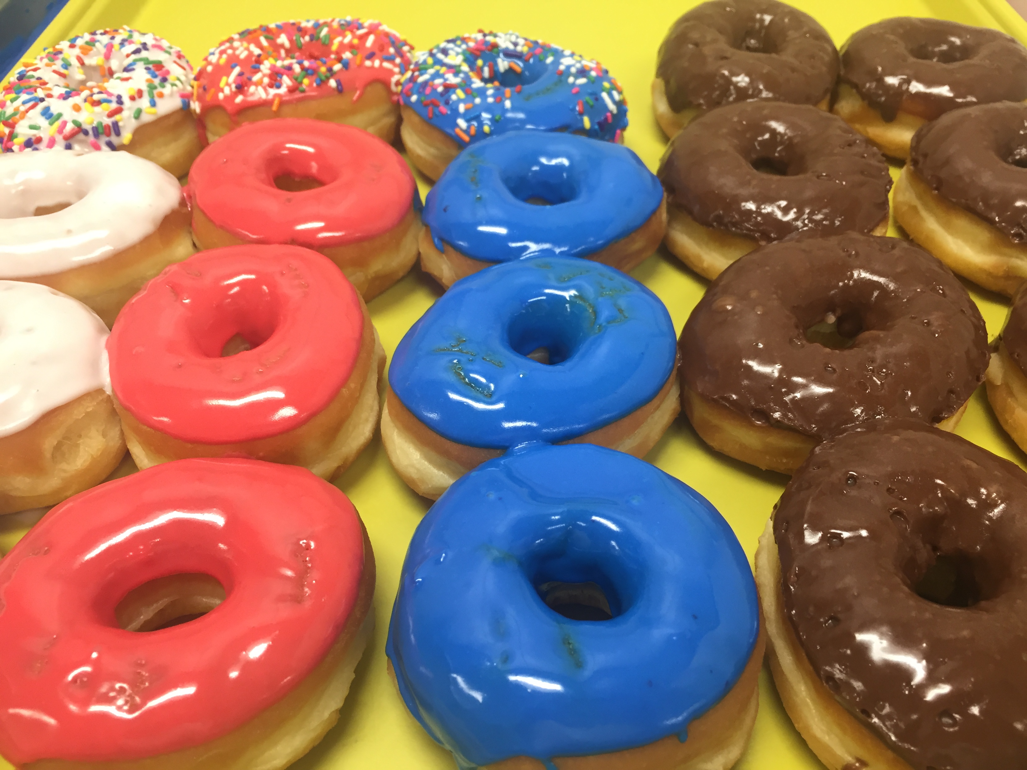 Order Blue Icing Donut food online from Ashley Donuts store, Houston on bringmethat.com