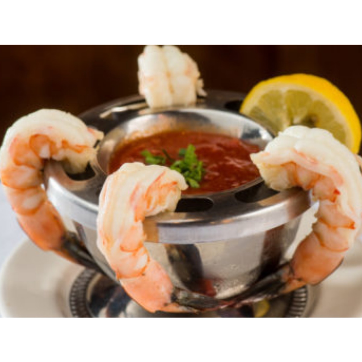 Order Shrimp Cocktail food online from LG's Prime Steakhouse store, La Quinta on bringmethat.com