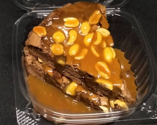 Order Turtle brownie with peanut  food online from AGAPE KITCHEN & PRALINES store, Humble on bringmethat.com
