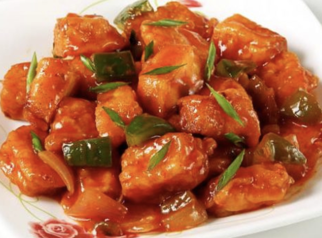 Order Shangai Chilli Paneer food online from Godavari Restaurant store, East Hartford on bringmethat.com