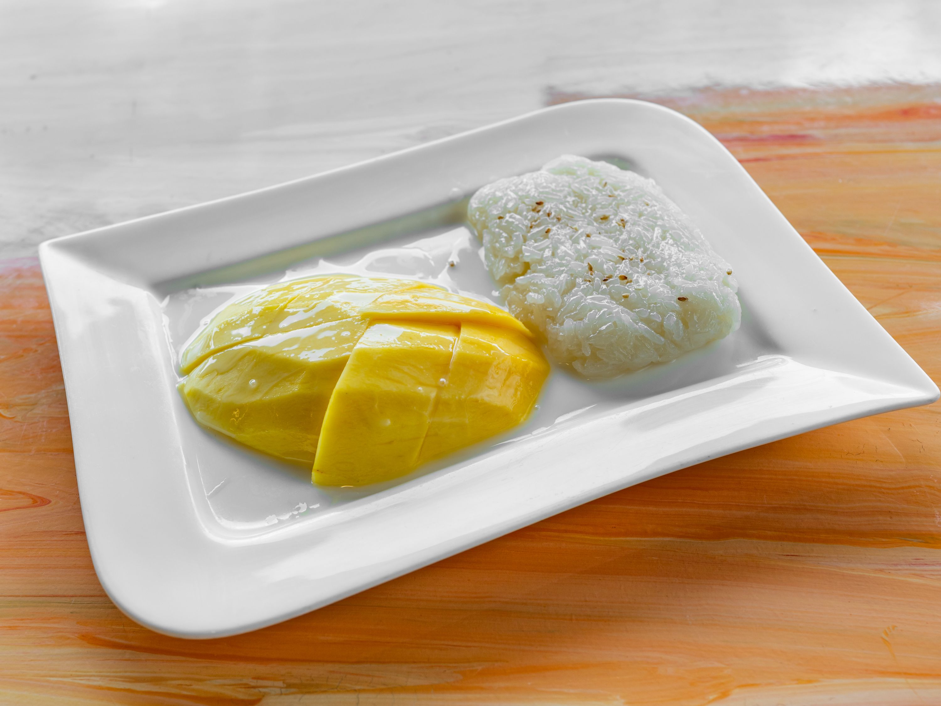 Order Mango and Sticky Rice food online from Nisa Thai Cuisine store, Richmond on bringmethat.com