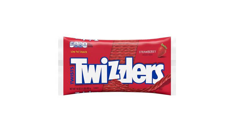 Order Twizzlers Twists Strawberry Flavored Chewy Candy food online from Exxon Constant Friendship store, Abingdon on bringmethat.com