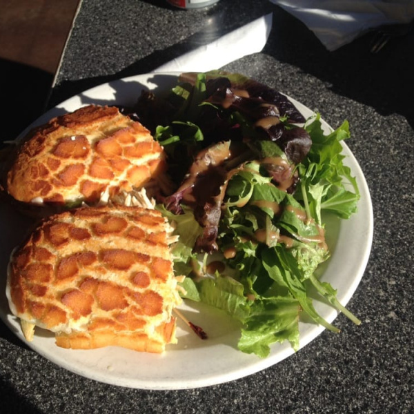 Order Individual California Chicken Sandwich food online from Printers Cafe store, Palo Alto on bringmethat.com