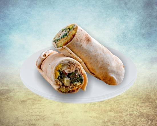 Order Funky Falafel Wrap  food online from Pita Pan store, Lawrence on bringmethat.com