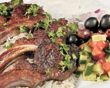 Order Lamb Chops Plate food online from Shawarma House store, Los Angeles on bringmethat.com