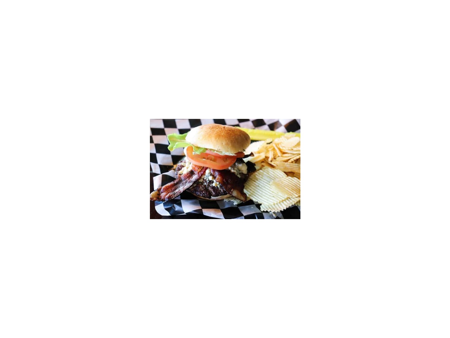 Order Bleu Jays Burger food online from Sidelines Sports Bar And Grill store, Buffalo on bringmethat.com