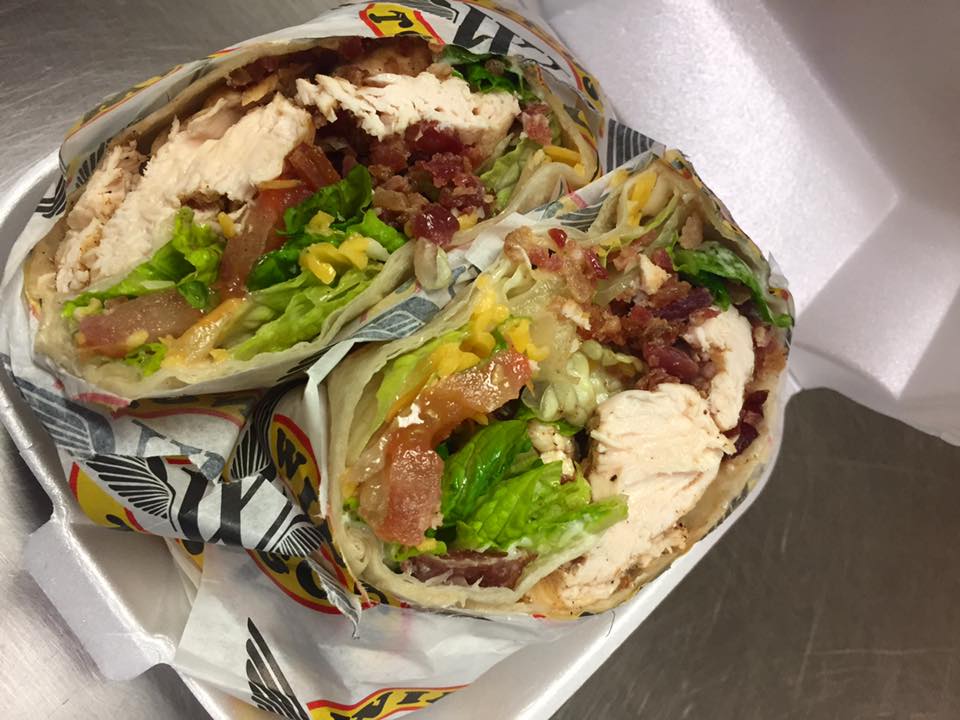 Order Chicken BLT Wrap food online from Wings to Go store, New Castle on bringmethat.com