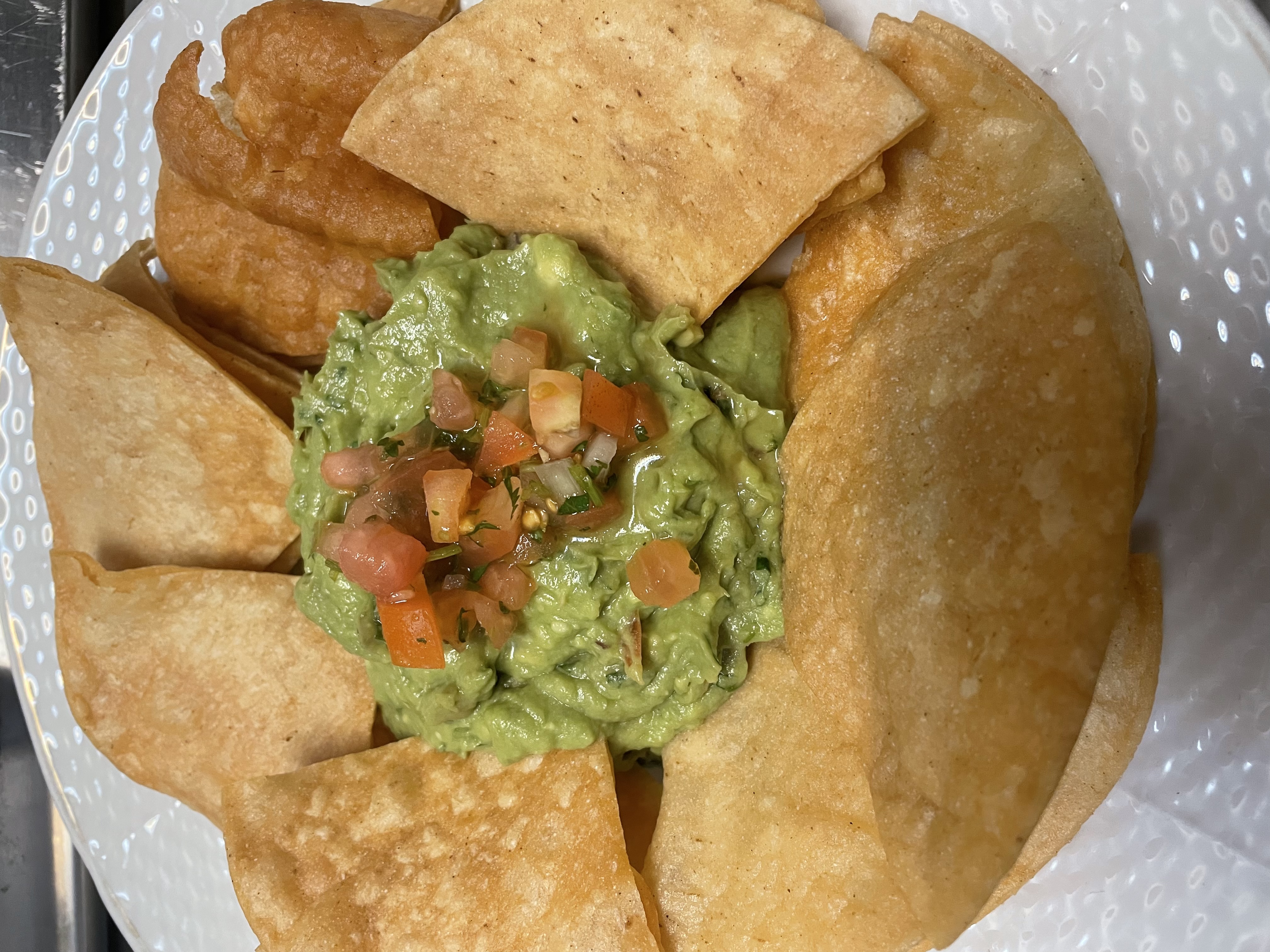 Order Guacamole & gluten freeTortilla Chips food online from Good health cafe store, New York on bringmethat.com