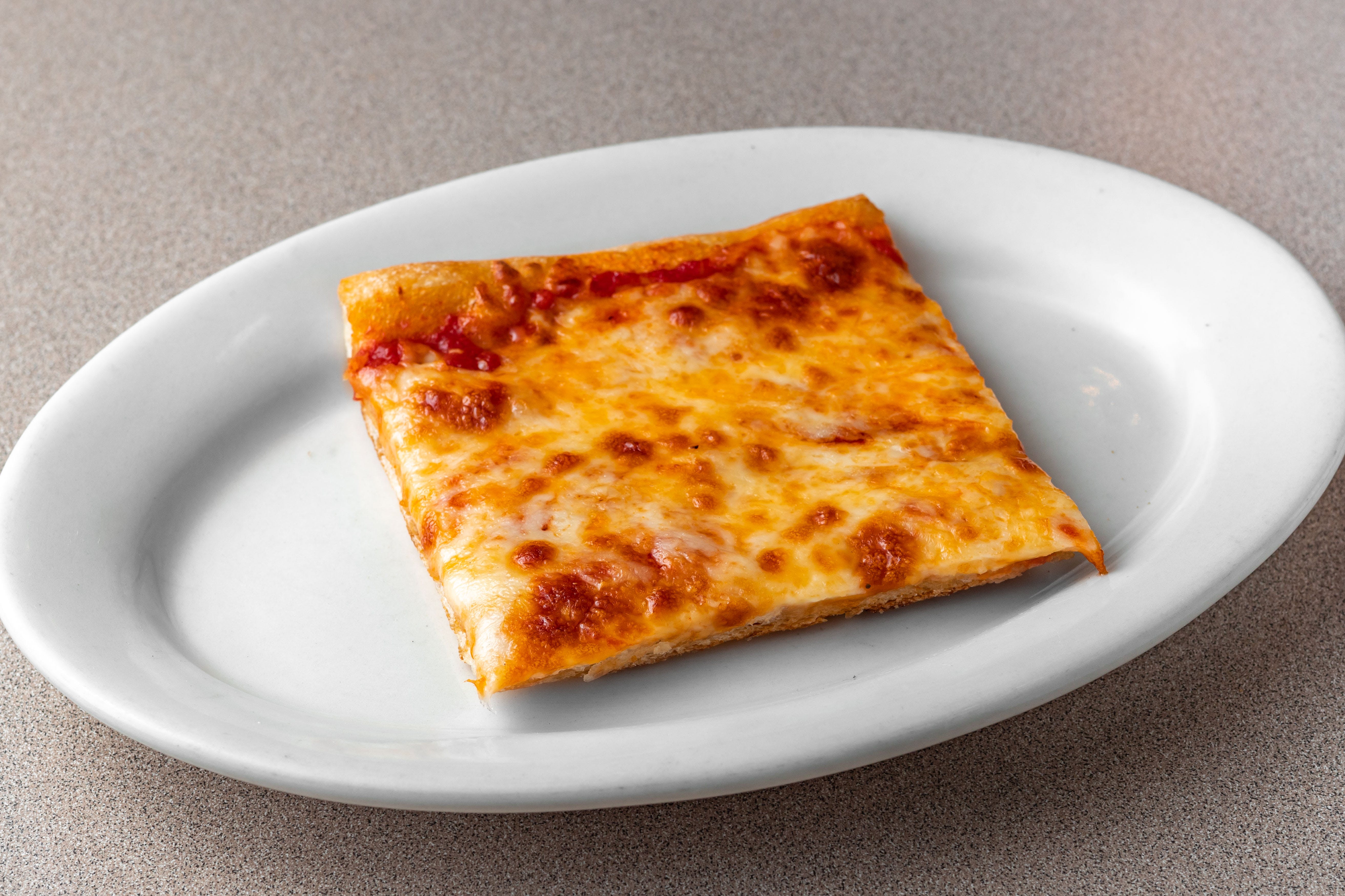 Order Thin Sicilian Cheese Pizza - Large (9 Slices) food online from Ciminelli Pizza store, Bethpage on bringmethat.com