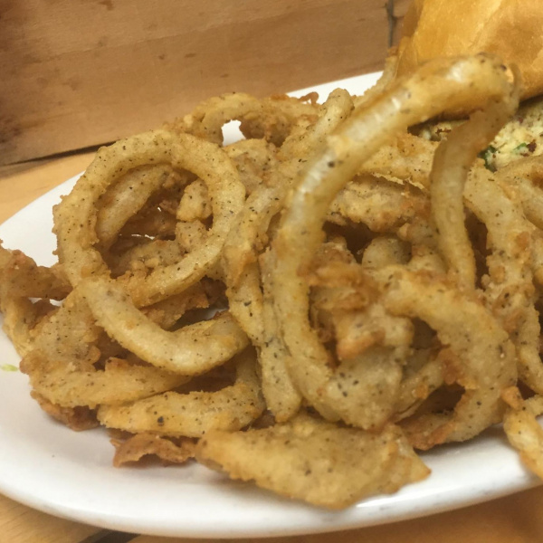 Order Onion Rings food online from The Lodge: A Sportsman's Grill store, Charlotte on bringmethat.com