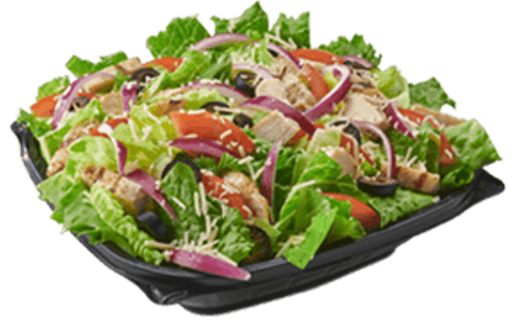 Order Chicken Asiago Salad - Regular food online from Hungry Howies Pizza store, Tuscaloosa on bringmethat.com
