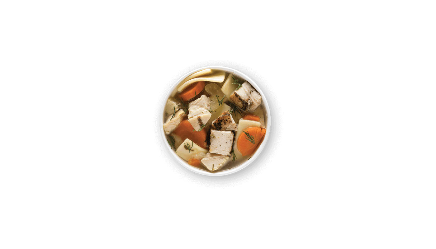 Order Small Chicken Noodle Soup food online from Just Salad store, New York on bringmethat.com