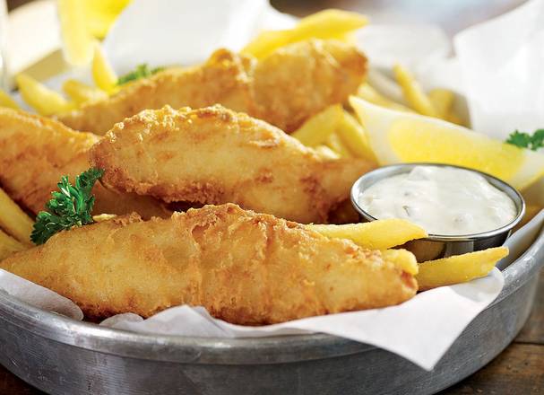 Order Beer Battered Fish | 3pc food online from Mr. Submarine store, Chicago on bringmethat.com