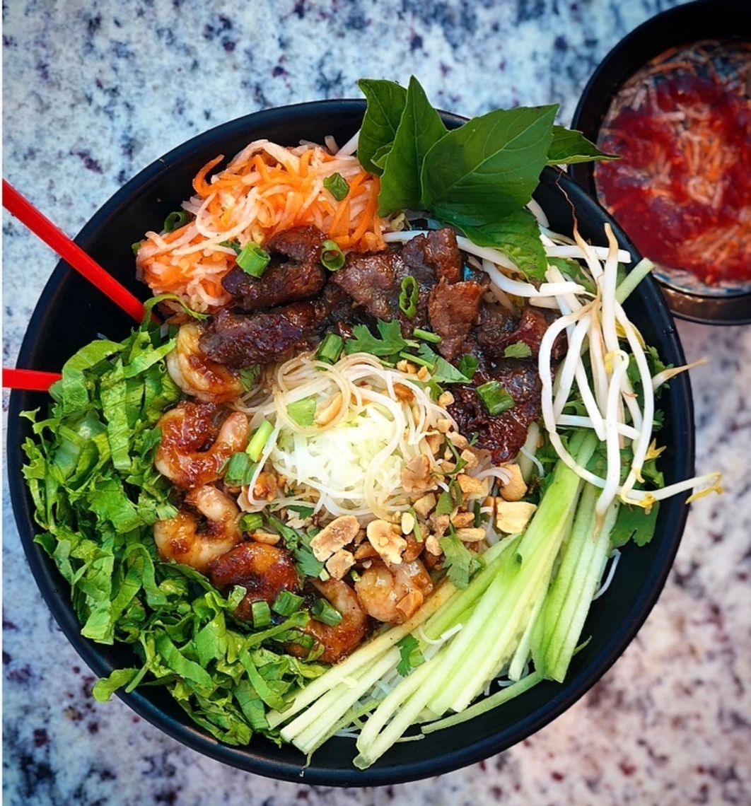 Order Vermicelli Bowl food online from DaLat Vietnamese Restaurant and Bar store, Dallas on bringmethat.com