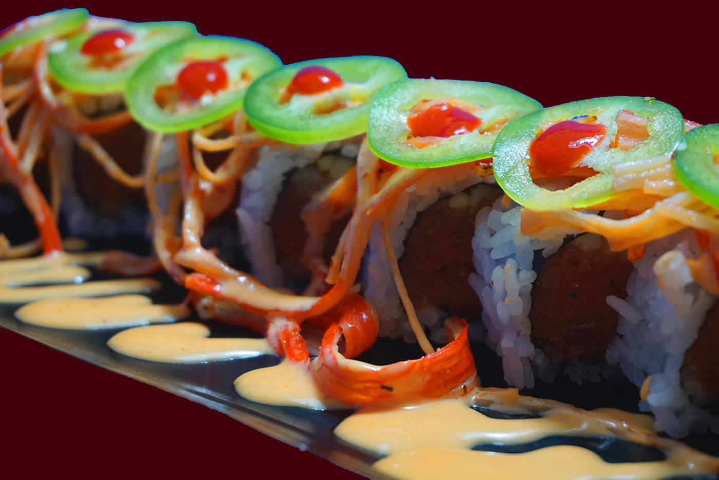 Order Double Blood Roll food online from Nonstop Sushi & Sake Bar store, Santa Monica on bringmethat.com