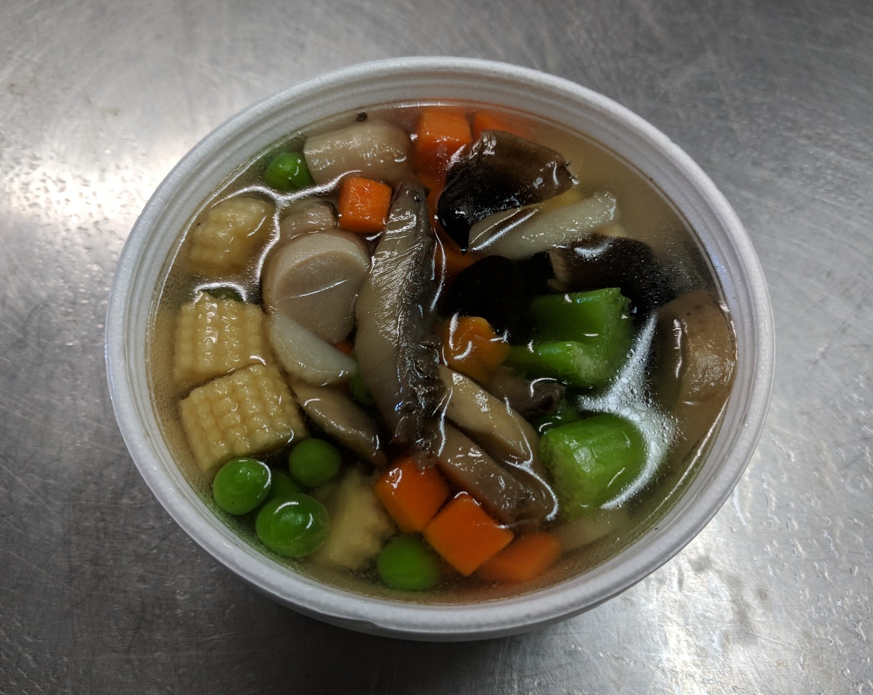 Order 14. Mixed Chinese Vegetables Soup (8oz) food online from Golden Pearl store, Salt Lake City on bringmethat.com