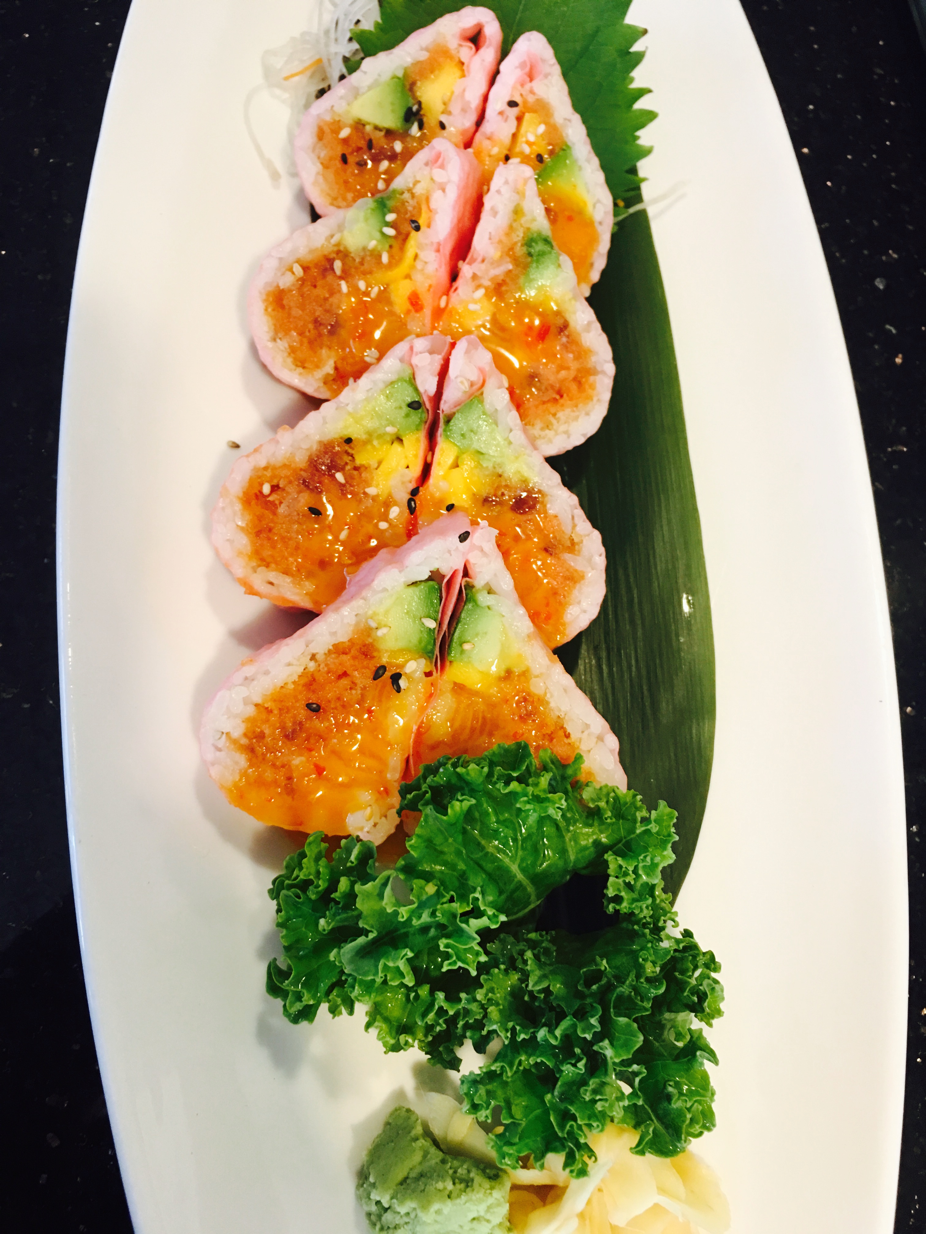 Order Sweet Heart Roll food online from Bluefin Sushi store, Denville on bringmethat.com