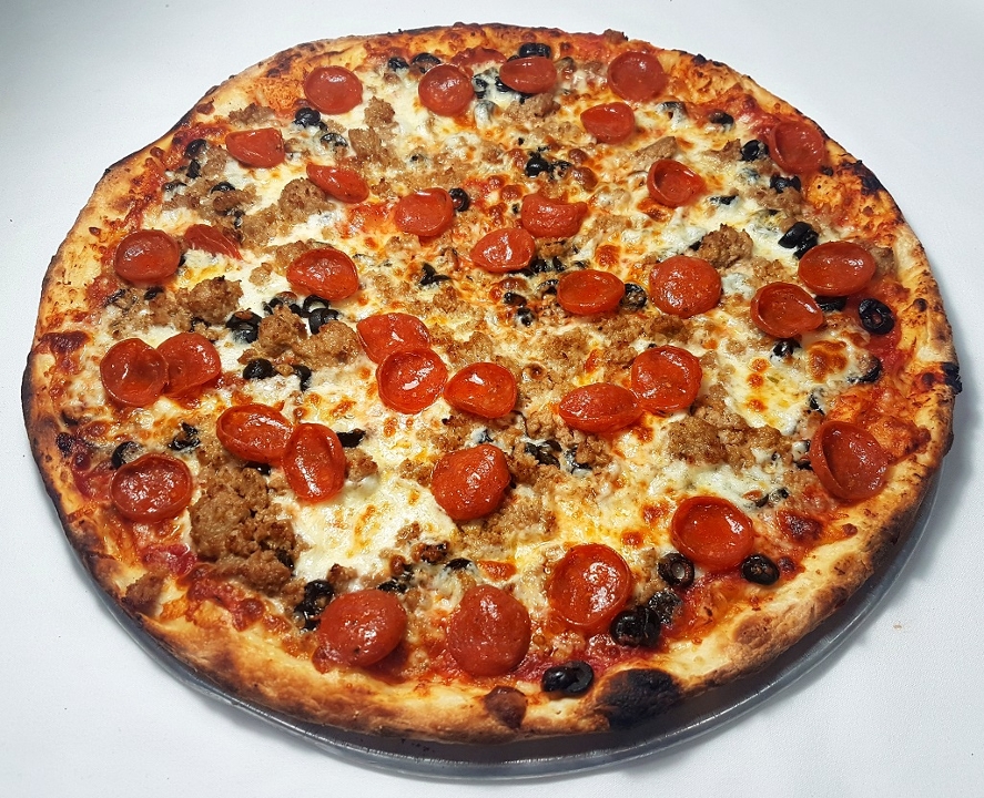 Order Pagni Thin Crust Special Pizza food online from Testo Pepesto Italian Restaurant  store, El Cajon on bringmethat.com