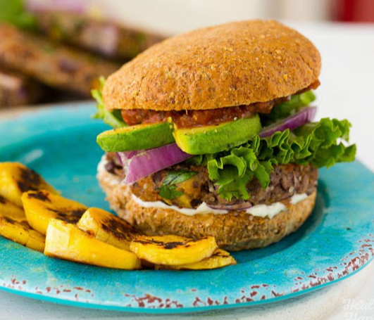 Order Caribbean Cheeseburger food online from Janik's Cafe store, Chicago on bringmethat.com