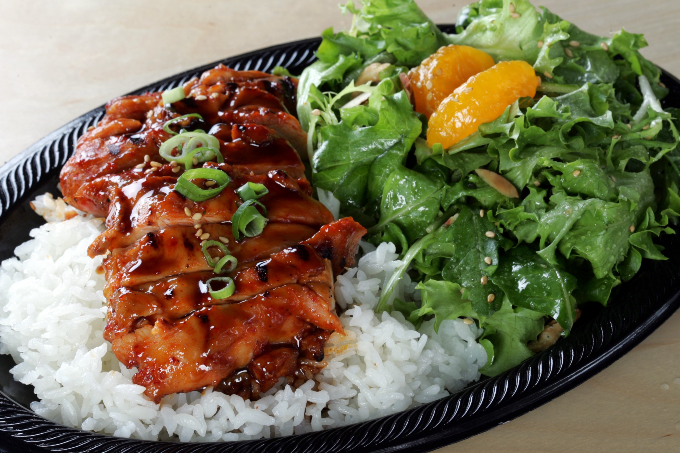 Order Spicy Chicken Leg Plate with 1 Side food online from SanSai Japanese Grill store, Chatsworth on bringmethat.com