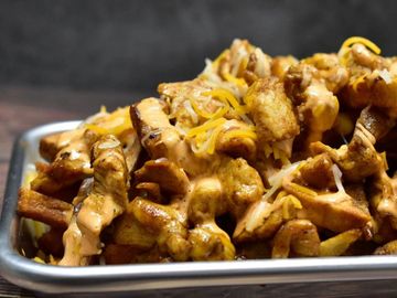 Order Chicken Buffalo Fries food online from Twisted Burger store, Grayslake on bringmethat.com