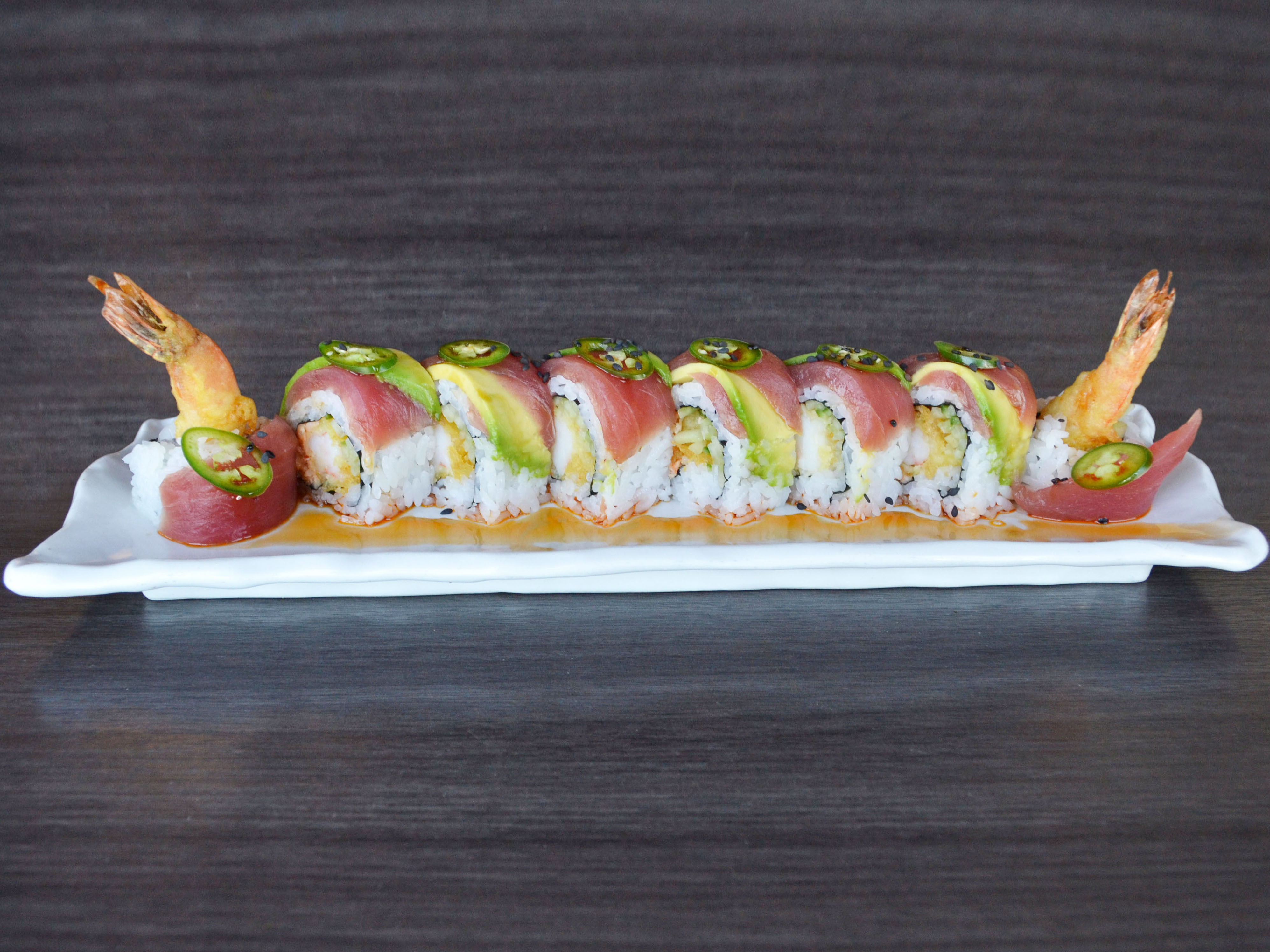 Order The Chuck Norris Roll food online from Sushi Lounge store, Poway on bringmethat.com