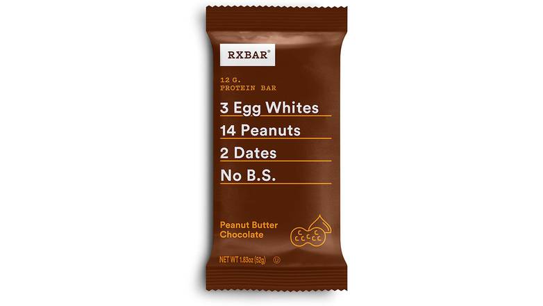 Order Rxbar Protein Bar Chocolate Peanut Butter food online from Trumbull Mobil store, Trumbull on bringmethat.com