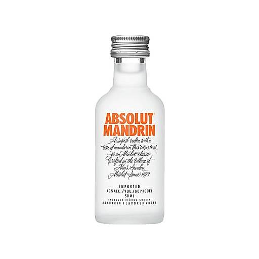 Order Absolut Mandrin Vodka (50 ML) 56477 food online from Bevmo! store, Pleasanton on bringmethat.com