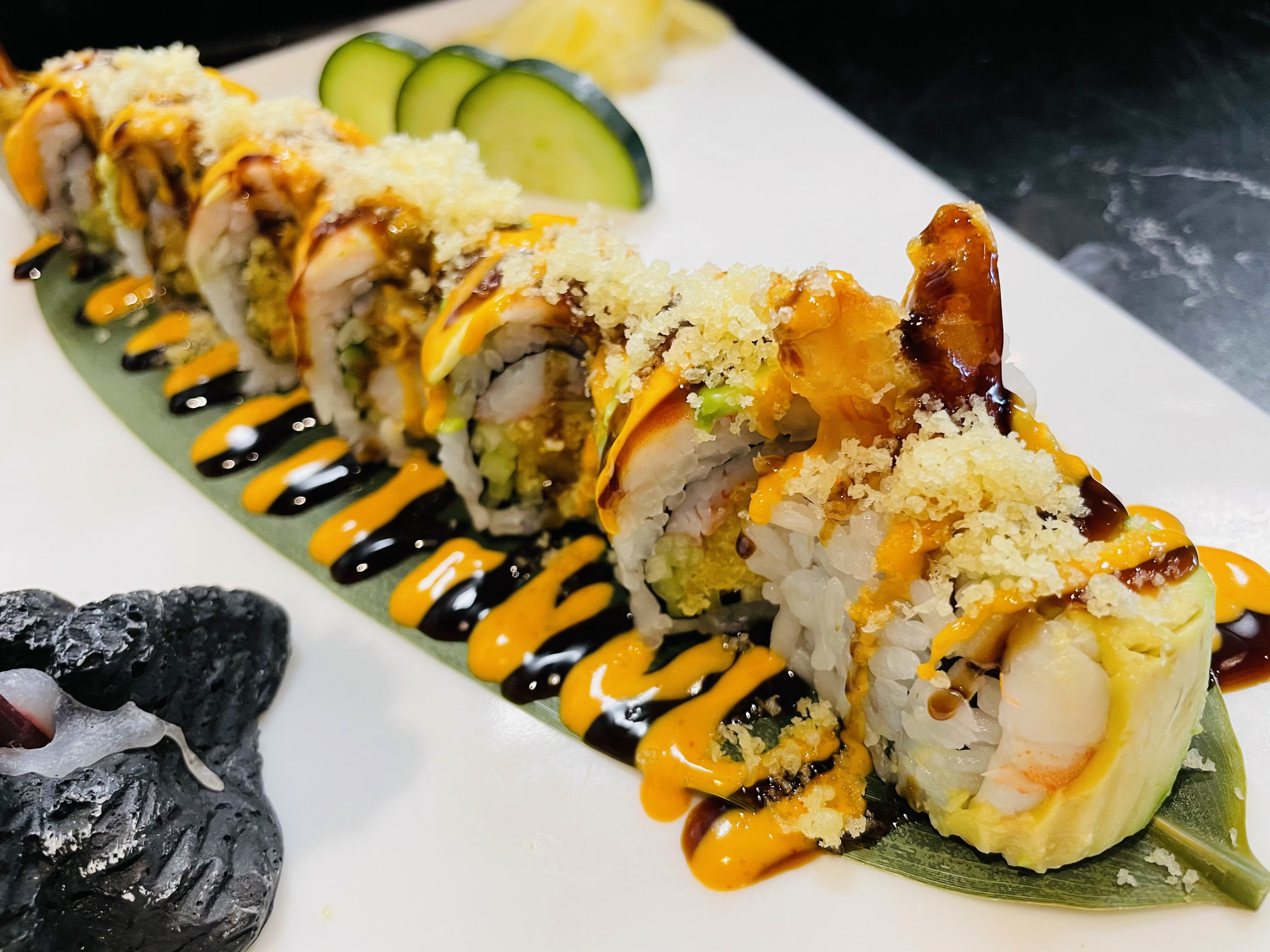 Order S14. Valentine Roll food online from Asian Cuisine & Sushi Bar store, Salt Lake City on bringmethat.com
