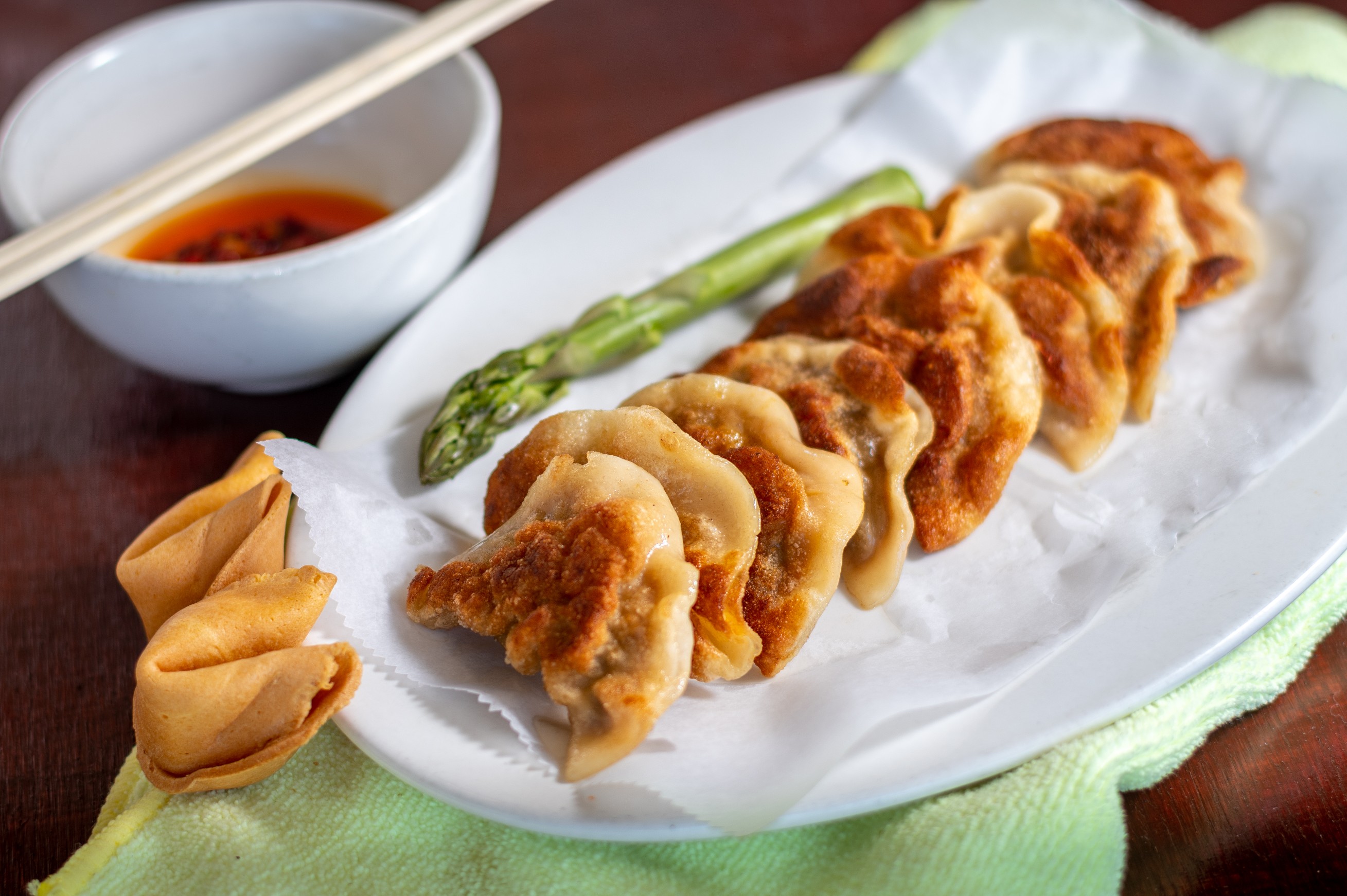 Order 8 Fried Dumpling food online from China West Express store, Tustin on bringmethat.com