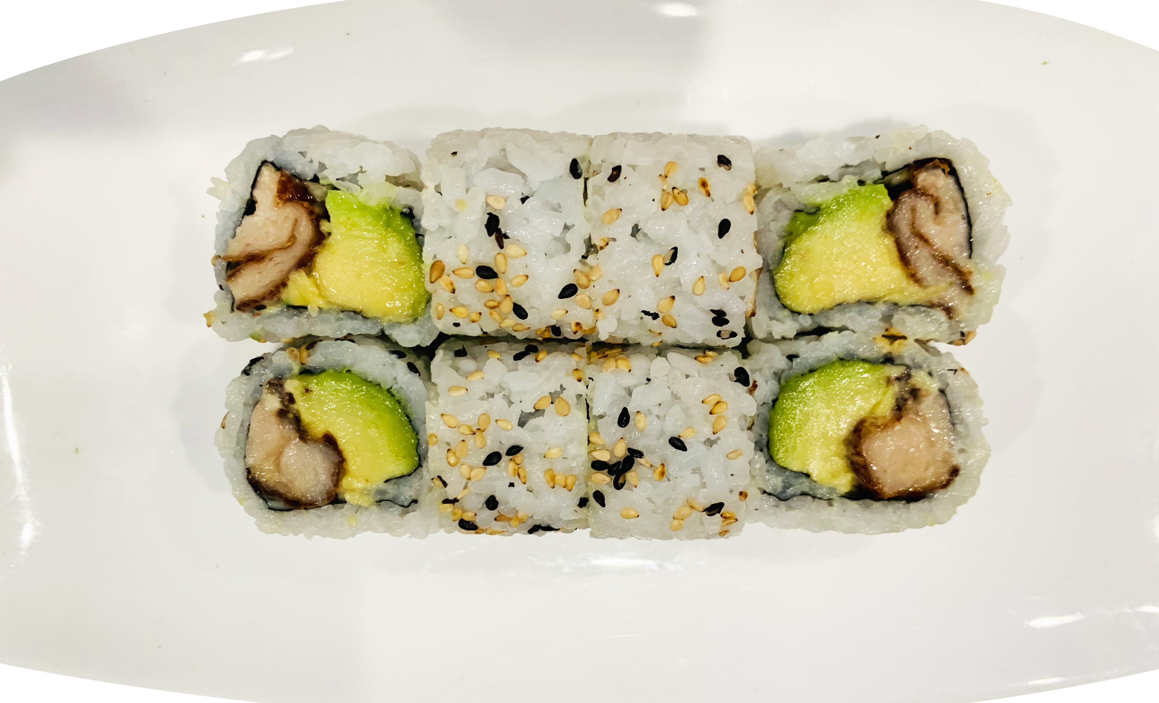 Order Chicken & Avocado Roll food online from Chin-Chin Cafe store, Ashburn on bringmethat.com