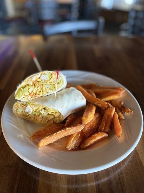 Order Buffalo Chicken Wrap food online from Cabaret Bar & Grille store, Ankeny on bringmethat.com