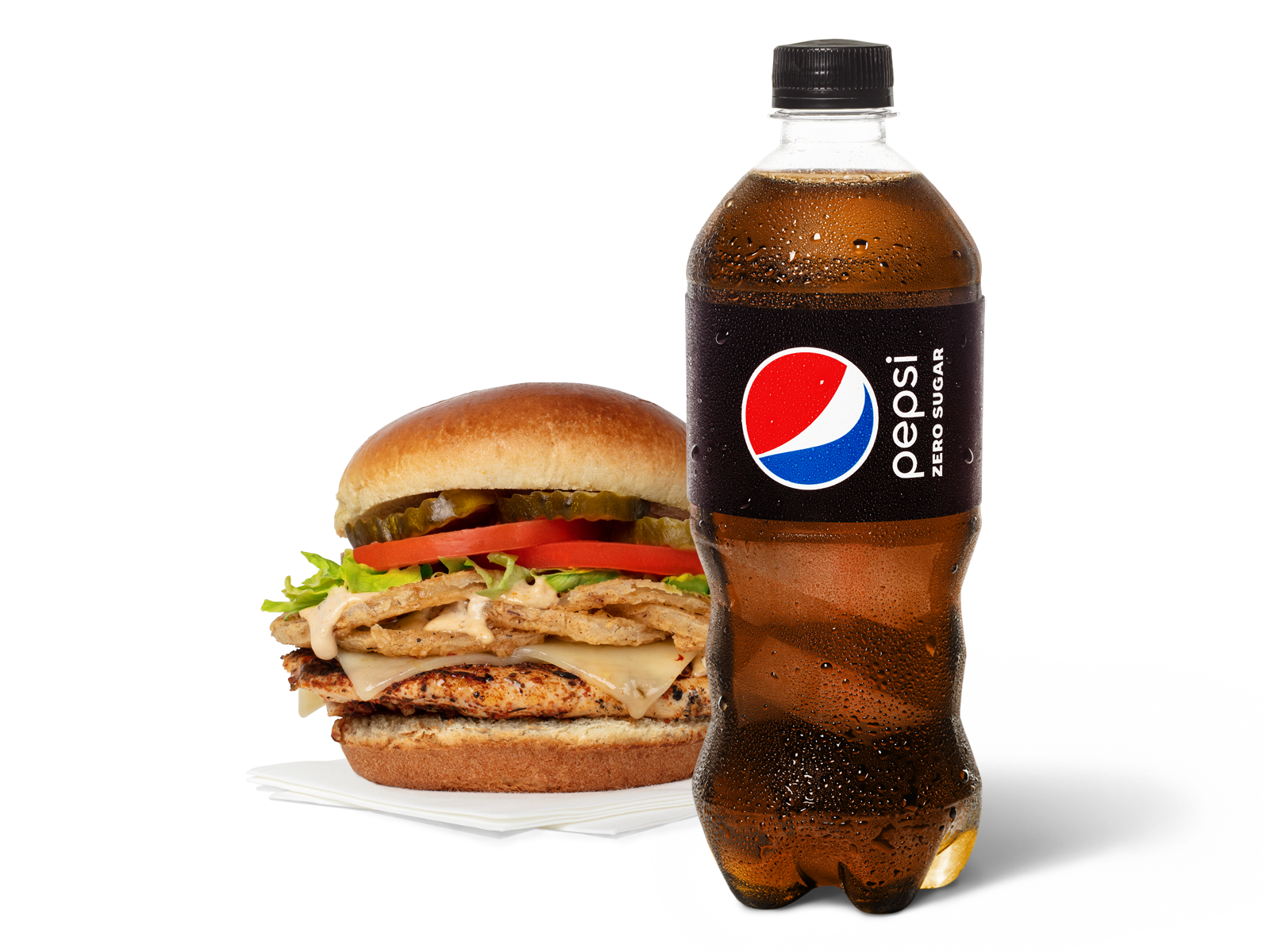 Order Louisiana-Style Chicken Sandwich & Pepsi Zero food online from Pep Place store, Yuma on bringmethat.com