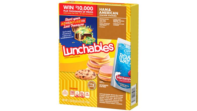 Order Lunchables Ham & American Cheese Cracker Stackers food online from Exxon Constant Friendship store, Abingdon on bringmethat.com