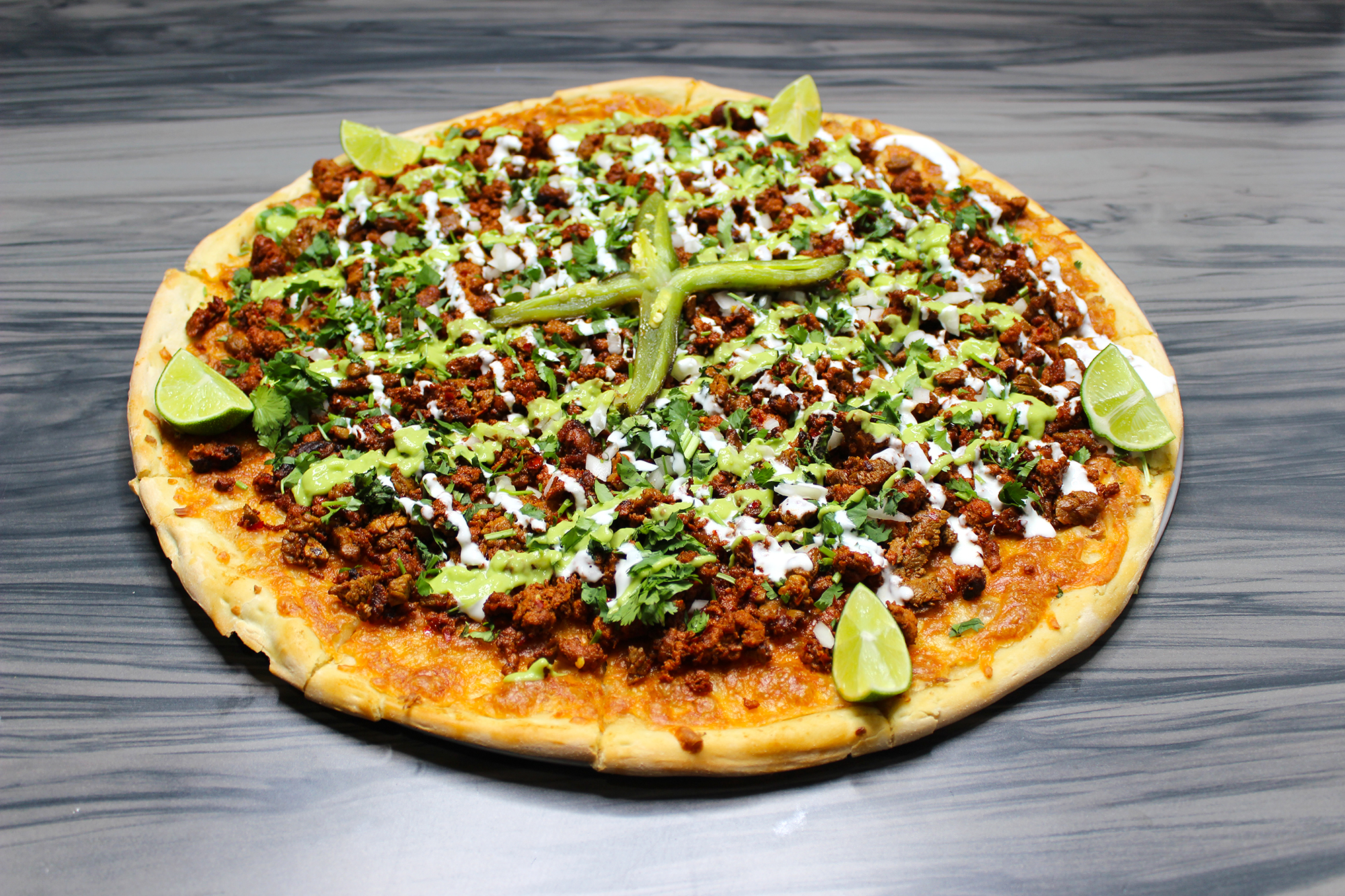 Order Pizza mexicana food online from Sabor Mi Tierra store, Anaheim on bringmethat.com