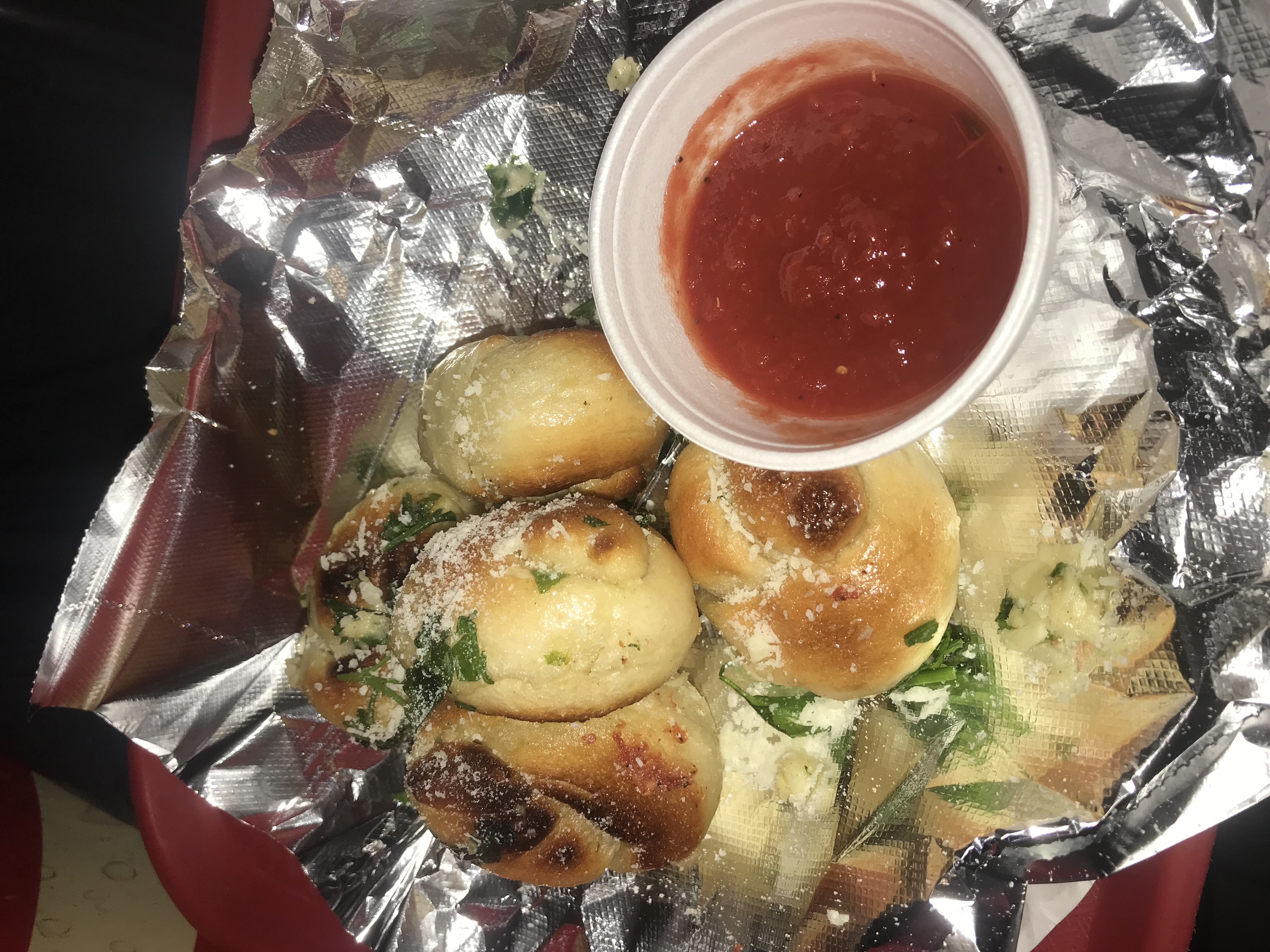 Order Garlic Knots food online from Little italy pizza (92nd) store, New York on bringmethat.com
