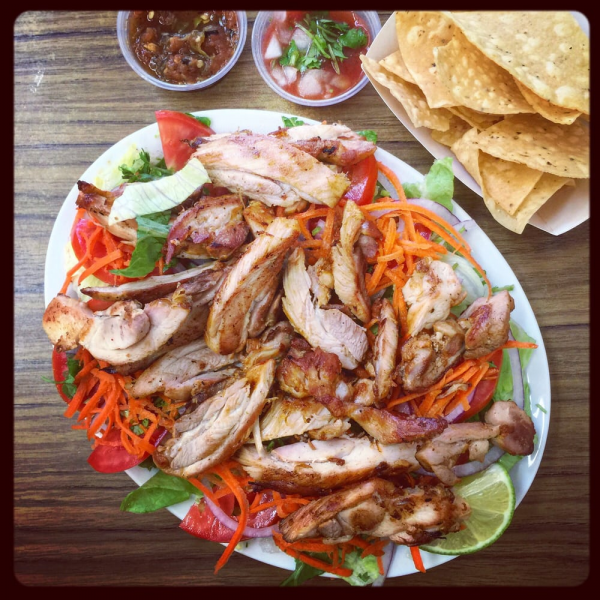 Order Chicken Caesar Salad food online from Pancho Villa store, San Francisco on bringmethat.com