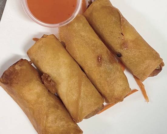 Order Vegetable Egg Roll (4 pcs) food online from Thai Basil store, Springfield on bringmethat.com