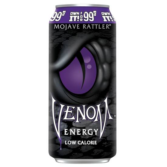 Order Venom Low Calorie Mojave Rattler Energy Drink Can food online from Exxon Food Mart store, Port Huron on bringmethat.com