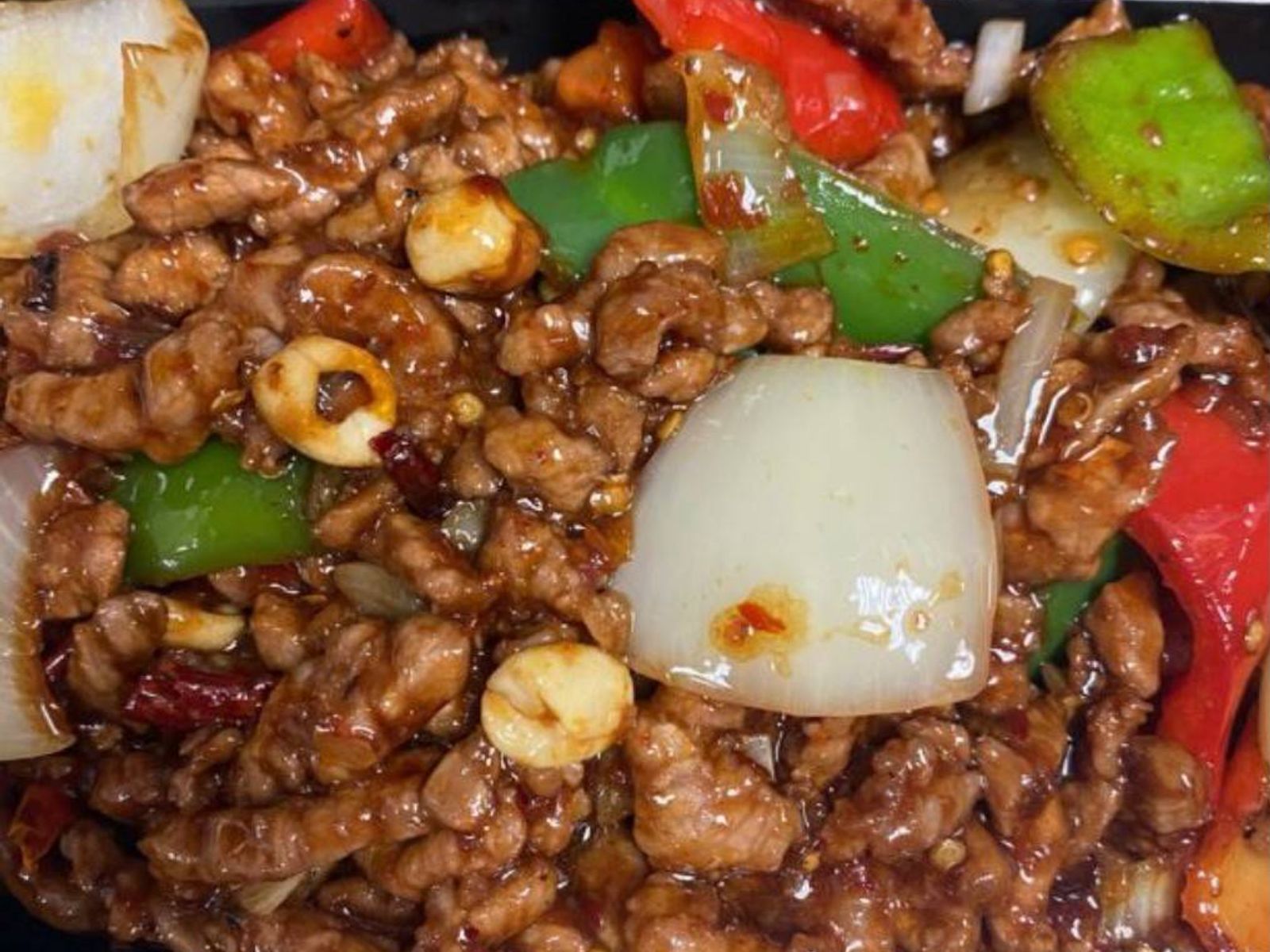 Order Kung Pao Beef food online from Rice Bowl Cafe store, Austin on bringmethat.com