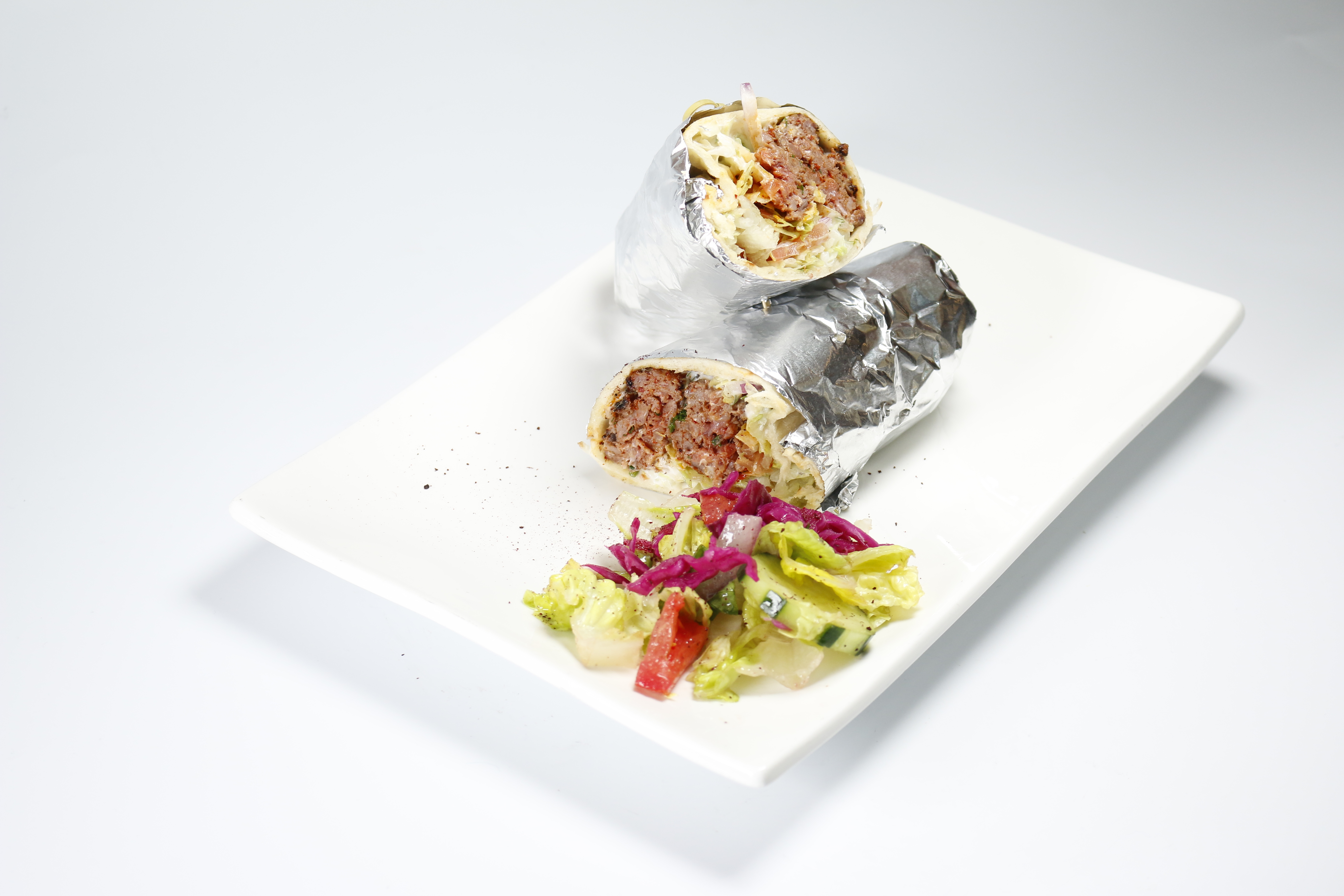 Order Kofte Kebab Wrap food online from Wing Pop By Gyro Express store, San Francisco on bringmethat.com