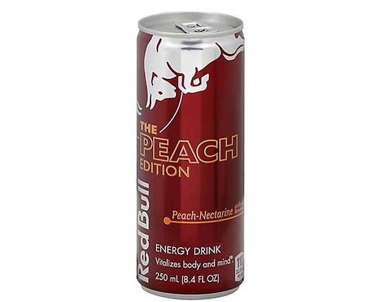Order Red Bull Peach Nectarine 8.4 fl oz.  food online from Central Liquor Market store, Los Angeles on bringmethat.com