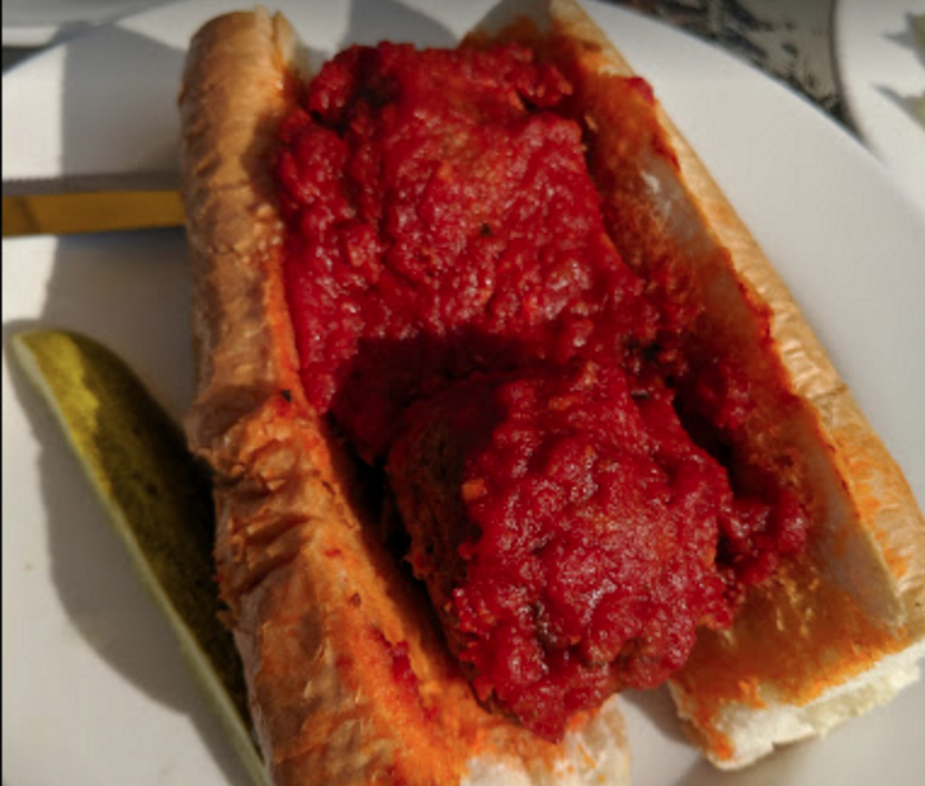 Order Italian Meatball Sandwich food online from Evviva Bar & Eatery store, Lisle on bringmethat.com