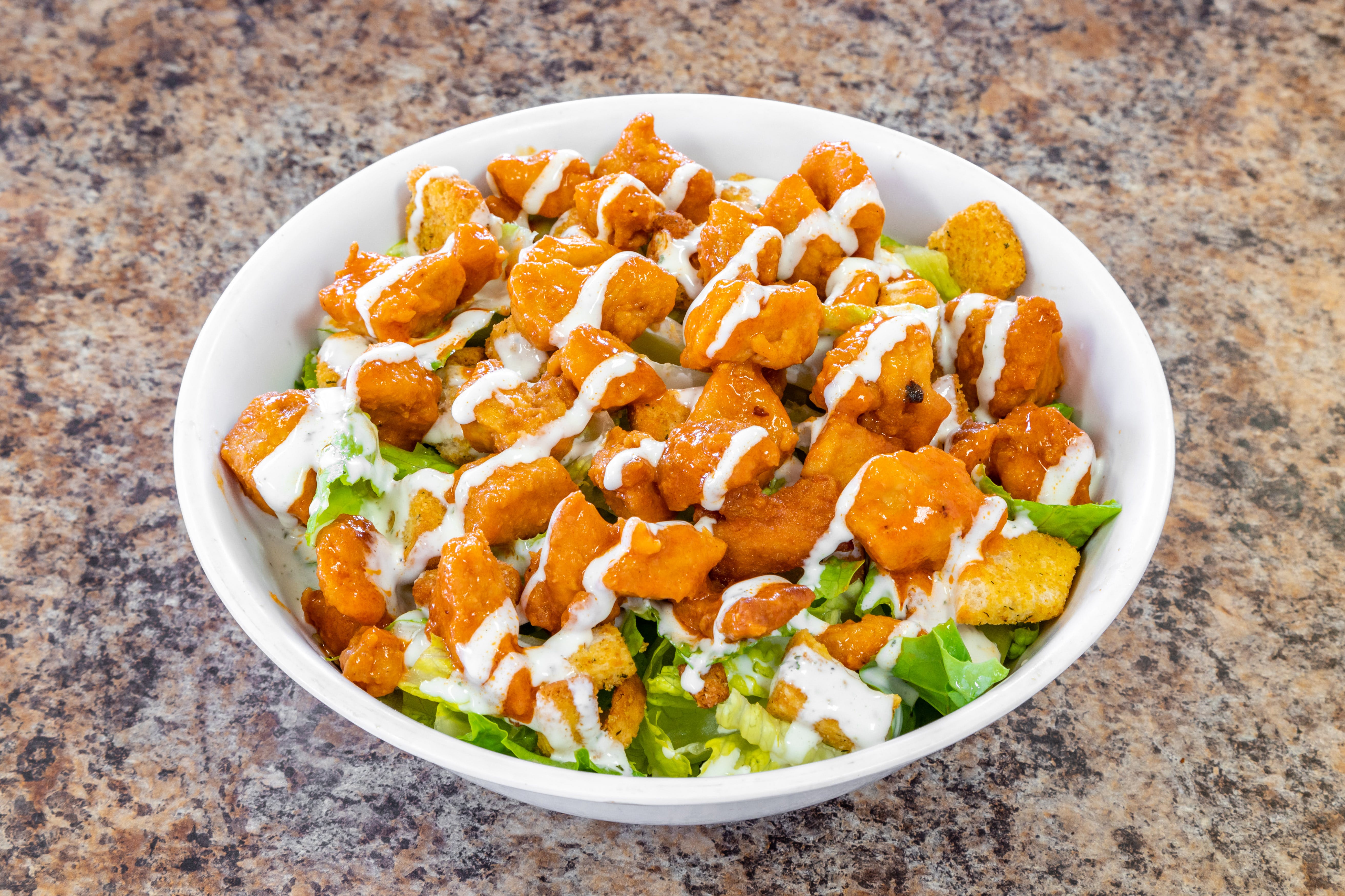 Order Buffalo Chicken Salad - Small food online from Argentos Pizza store, Buckeye on bringmethat.com