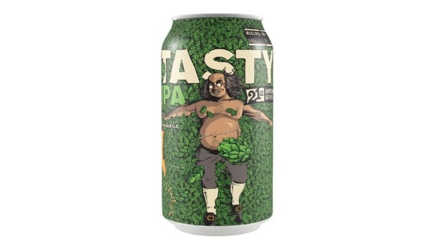 Order 21st Amendment Brewery Tasty Juicy Pale Ale 6x 12oz Cans food online from Ocean Liquor store, South Pasadena on bringmethat.com
