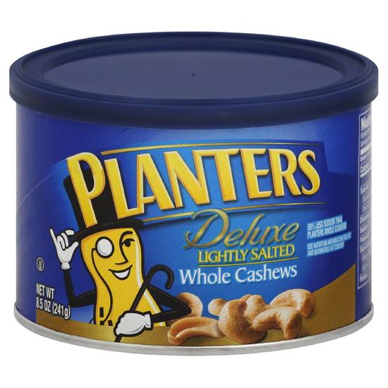 Order Planters Deluxe Lightly Salted Whole Cashews (8.5 oz) food online from Rite Aid store, Eugene on bringmethat.com